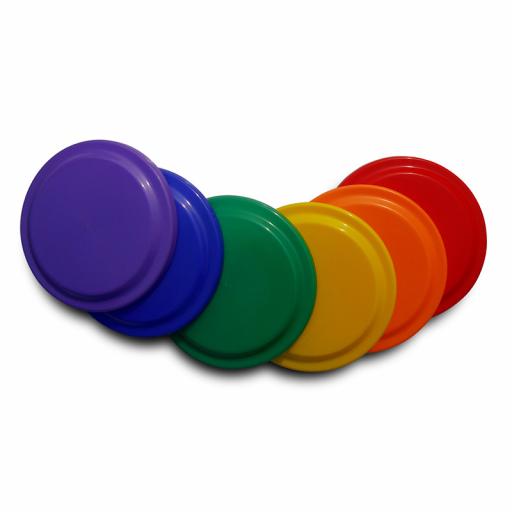 FRISBEES-SET OF 8