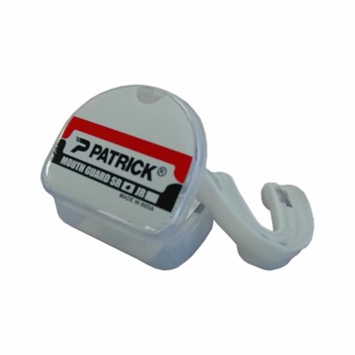 PATRICK MOUTHGUARD JNR/SNR CLEAR/WHITE