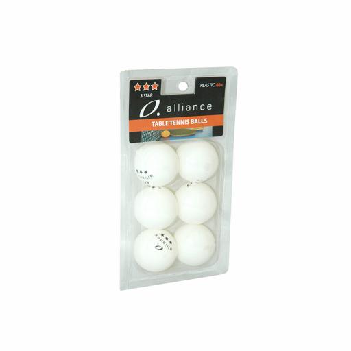 ALLIANCE TABLE TENNIS BALLS 40+ ABS 3 STAR - ORANGE