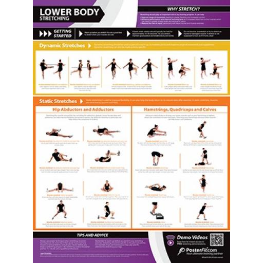 LOWER BODY STRETCHING CHART