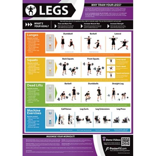 LEGS FITNESS CHARTS