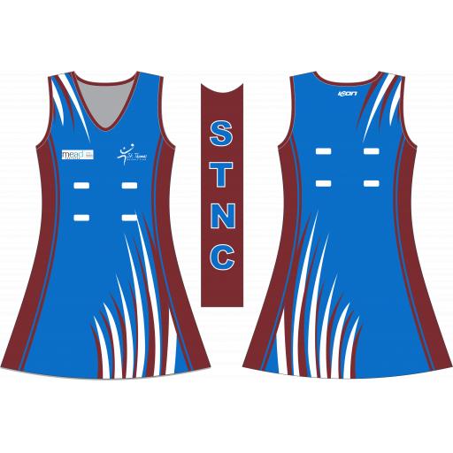 ST THOMAS BLACKBURN NETBALL DRESS