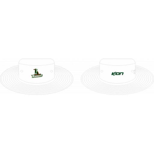 CROYDON RANGES CC WHITE WIDE BRIM HAT