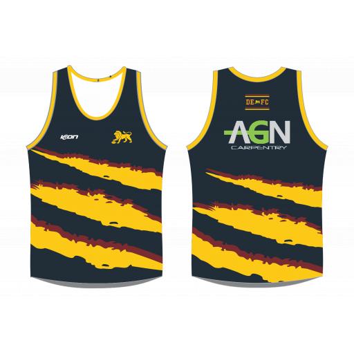 Doncaster East FC Navy Training Singlet