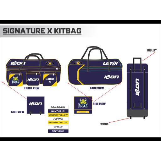 BUNDALAGUAH CC PERSONALIZED KITBAGS FOR SENIORS