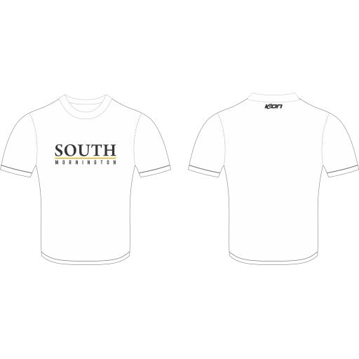 SOUTH MORNINGTON FC - WHITE COTTON TEE - SHORTSLEEVE