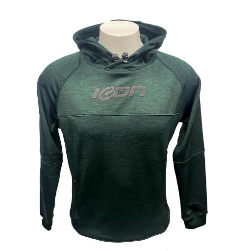 ICON MELANGE HOODIE GREEN