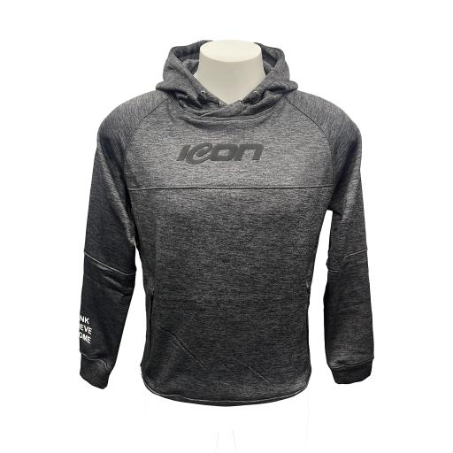 ICON MELANGE HOODIE GREY