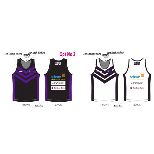 Templestowe Football Club Reversible Preseason Singlet