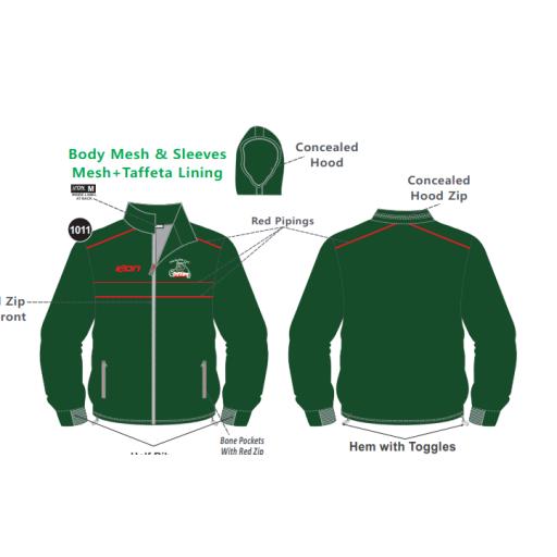 THE BASIN FOOTBALL NETBALL CLUB ** NEW JACKET**