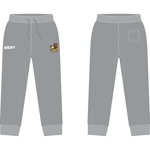 Nunawading Trackie Pants Fleece Grey.