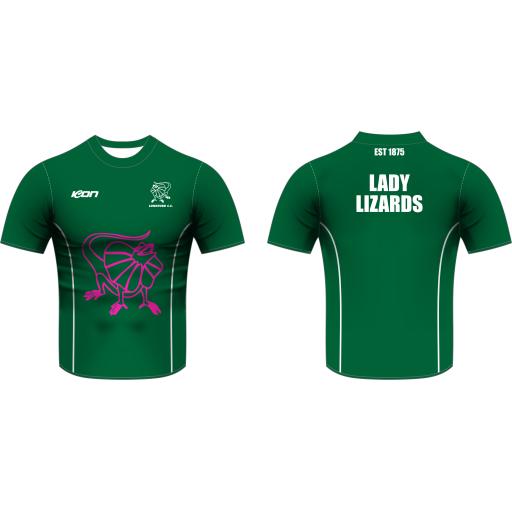 LONGFORD CRICKET CLUB WARM UP T SHIRT FOR LADIES