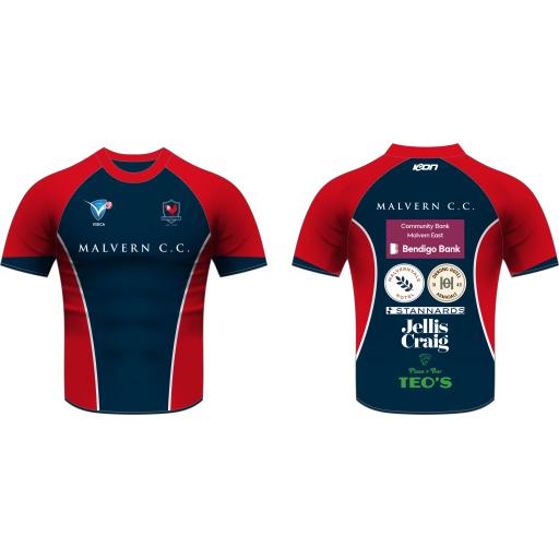 MALVERN CC WARM UP TOP SHORT SLEEVE