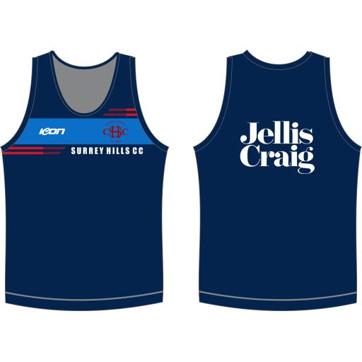 SURREY HILLS CRICKET CLUB - TRAINING SINGLET