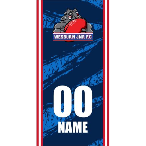 WESBURN JUNIOR FOOTBALL CLUB TOWEL