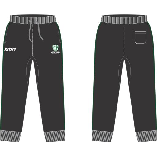 GEMBROOK-COCKATOO FNC FLEECE TRACK PANT BLACK ( NEW)