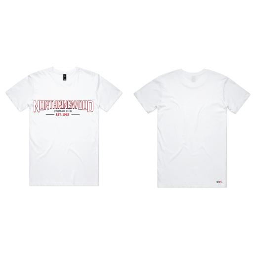 NORTH RINGWOOD FC - COTTON TSHIRT (WHITE)