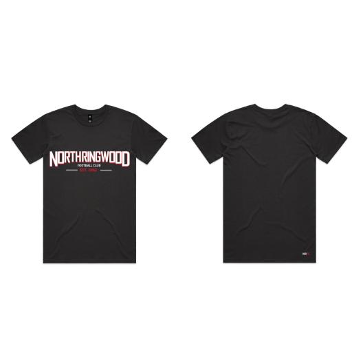 NORTH RINGWOOD FC - COTTON TSHIRT (BLACK)