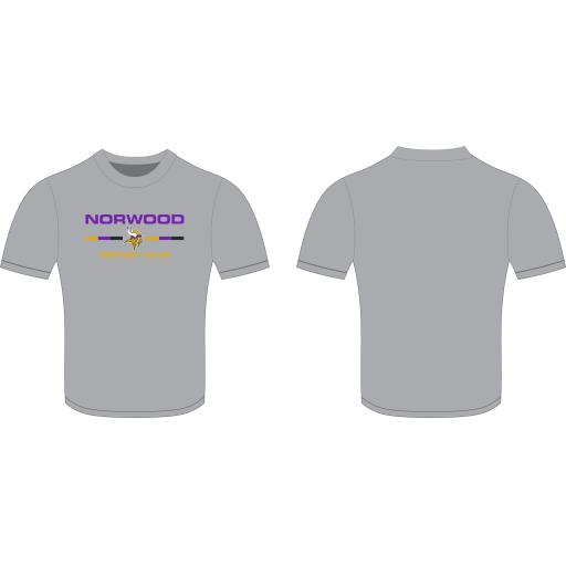 NORWOOD CRICKET CLUB - COTTON TSHIRT (GREY)