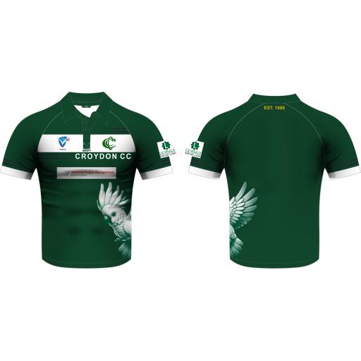 CROYDON CRICKET CLUB - JUNIORS One Day Playing Shirt (Short Sleeve) *EARLY BIRD SALE*