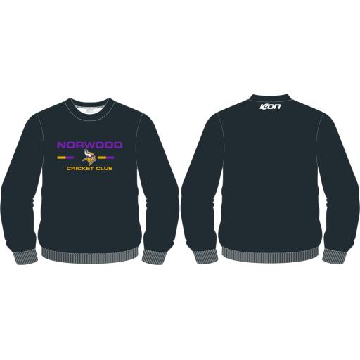 Norwood Cricket Club - Crew Jumper (BLACK)