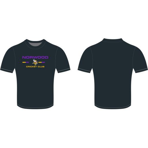 NORWOOD CRICKET CLUB - COTTON TSHIRT (BLACK)