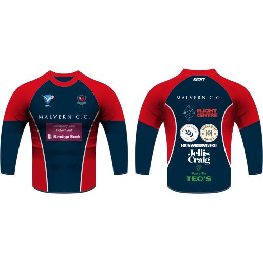 MALVERN CC WARM UP TOP LONG SLEEVE
