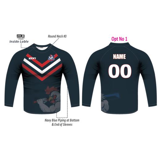 Preston YCW District - PLAYER  WARM UP TOP (Long Sleeve)
