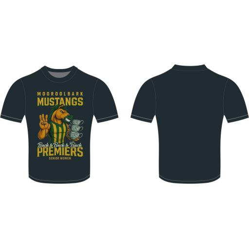 MOOROOLBARK COTTON PREMIERS T-SHIRTS