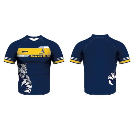 Koonwarra Leongatha RSL CC Warm up Top (Short Sleeve)