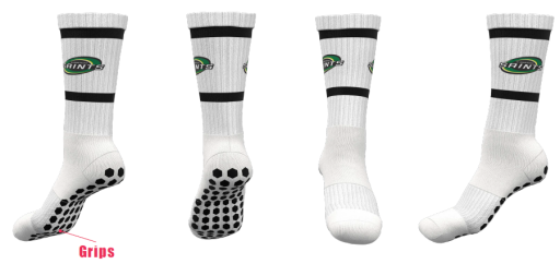 St Johns Tecoma CC White grip sock.png