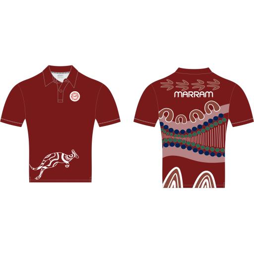 BADGER CREEK PS HOUSE POLO - MARRAM (RED)