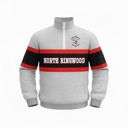 NORTH RINGWOOD FC - 1/4 ZIP Jumper
