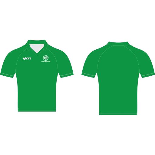 GEMBROOK-COCKATOO FNC GREEN COTTON POLO TOP