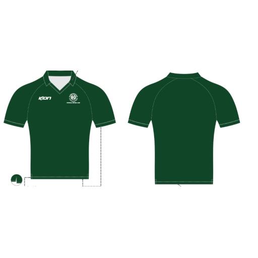 GEMBROOK-COCKATOO FNC GREEN COTTON POLO TOP