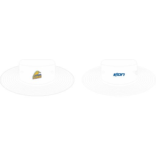 Seville CC - WIDE BRIM HAT (WHITE)