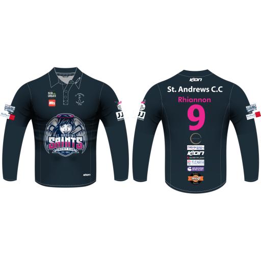 St Andrews CC - ONE DAY PLAYING SHIRT (LONG SLEEVE) (Pink)