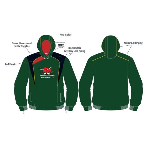 BURWOOD BULLS CC JUNIOR HOODIE