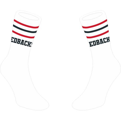 LRCC WHITE SOCKS