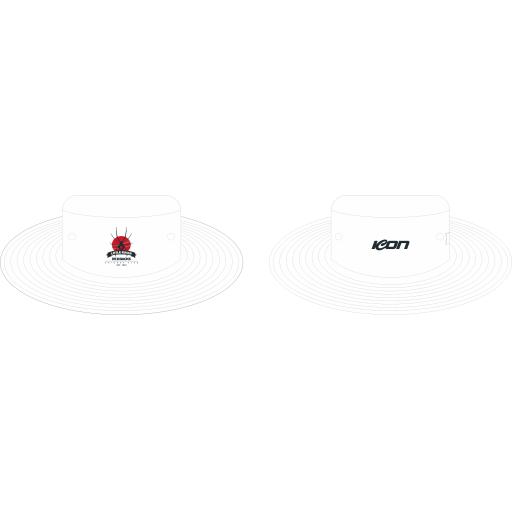 LRCC WHITE WIDE BRIM HAT