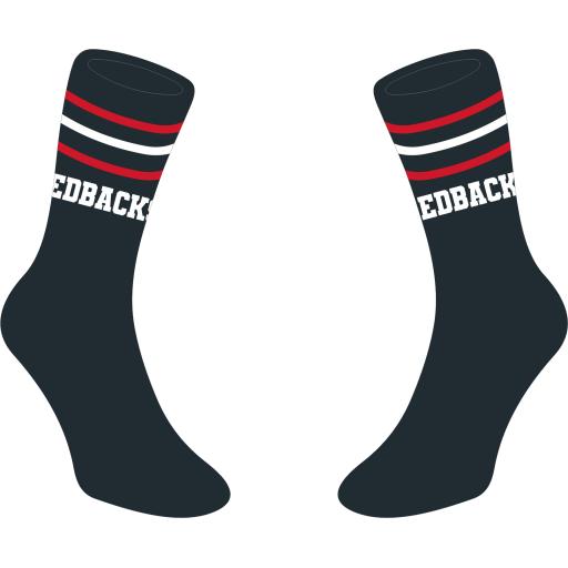 LRCC BLACK SOCKS