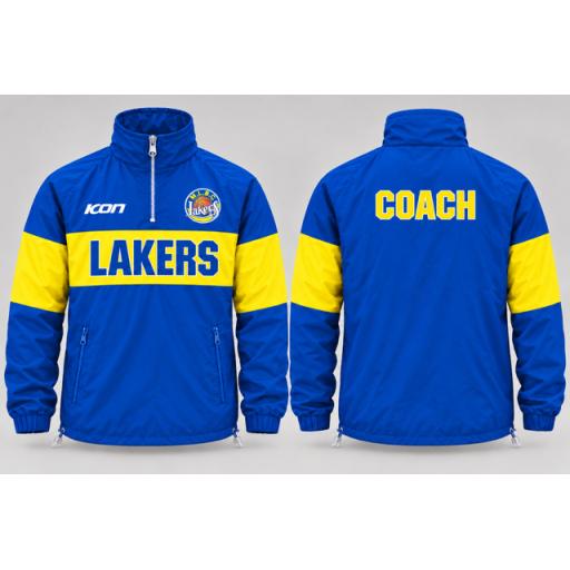 MLBC Lakers Blue 1/4 Zip Retro Jacket COACH