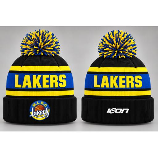 LAKERS Pom Pom Beanies