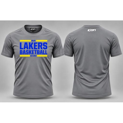 MLBC Lakers Grey Cotton Tee