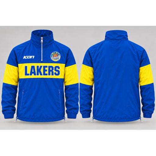 MLBC Lakers Blue 1/4 Zip Retro Jacket