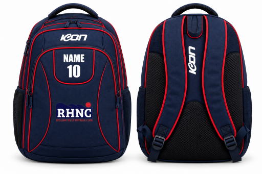 Navy ICON Backpack Front and Back Views.png