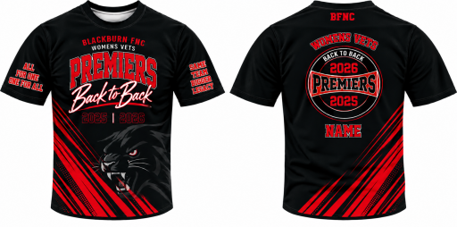 BLACKBURN VETS Black training top.png
